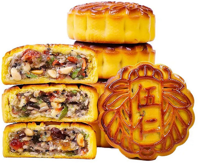 중국식품 오인월병 추석 전통과자 피는 얇고 속은 푸짐하다 개별 포장, 1개, 1kg