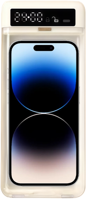 마인드재뉴에어리 스마트폰 타이머 금욕상자 박스복, 1개, 크림색