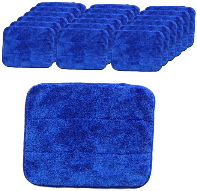 하트민 초극세사 2겹 파워 요술 행주 파랑 46g, 40개