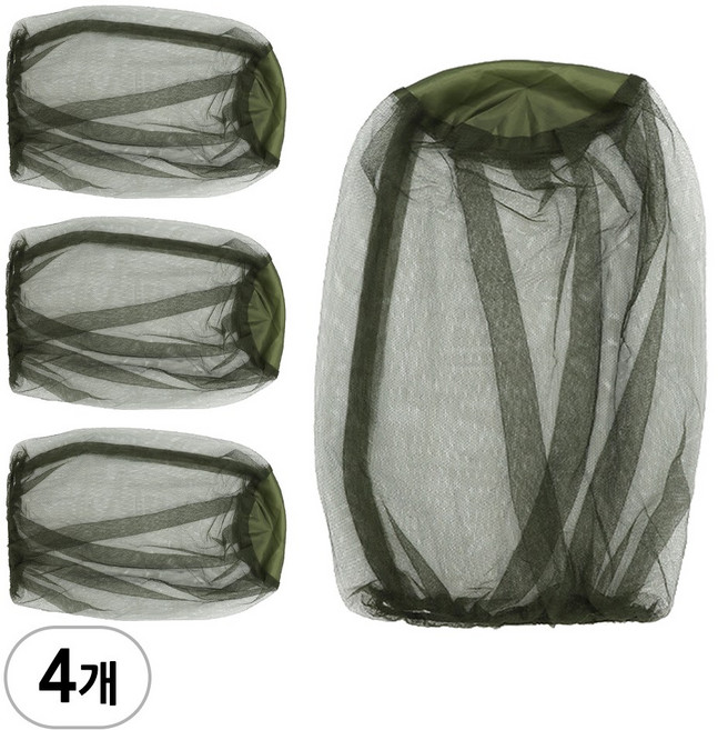 대형 얼굴모기장 4개, 그린