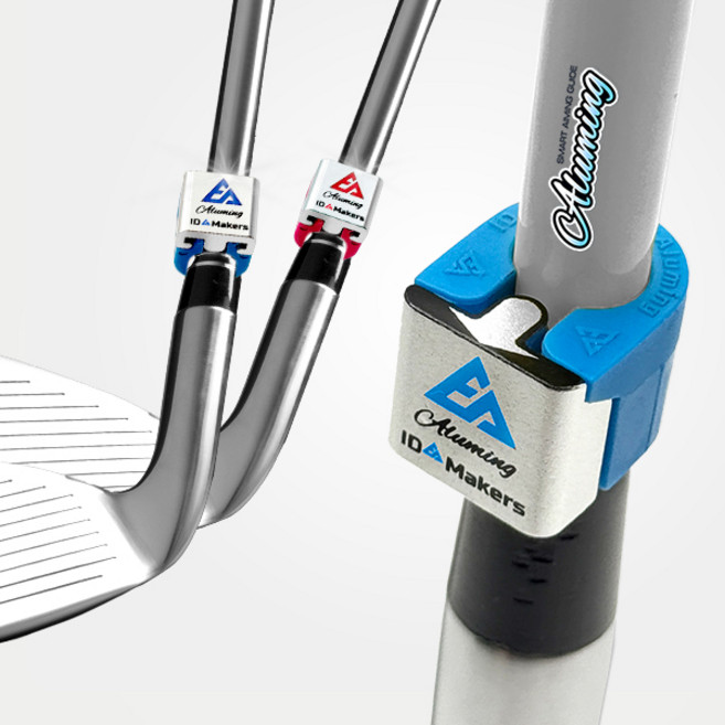 알루밍 골프용품 골프채 에이밍 장치 훅 슬라이스 보정 골프용품, 1세트, 블루