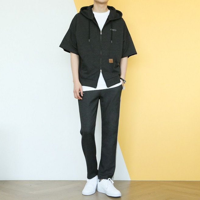 블루포스 바러드 반팔 후드집업 트레이닝 세트 오버핏 츄리닝 [국내생산]