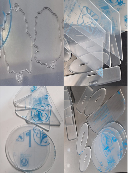 아크릴재단 가공 제작 아크릴판 투명 컬러 2T 3T 5T 8T 10T, 백색, 1개