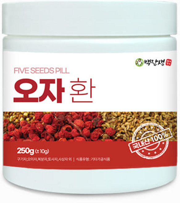 백장생 국내산 오자환 250g, 1개