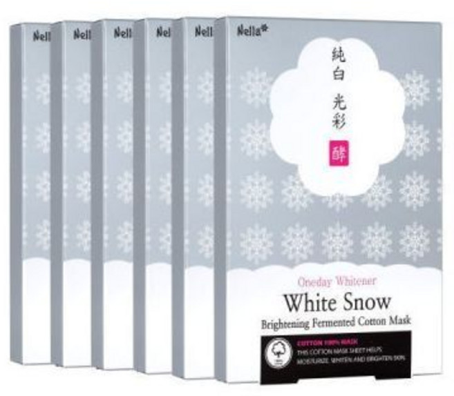 넬라판타지아 넬라 하얀눈 미백 순면마스크팩 30매