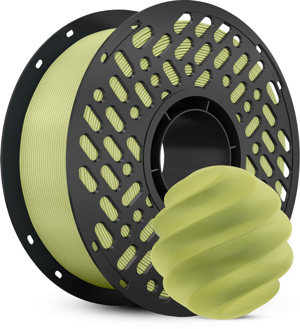 3D프린터 매트 PLA 필라멘트 1.75mm 1kg 무광 뱀부랩 P1S X1C A1 호환, 말차 그린, 무광 시리즈