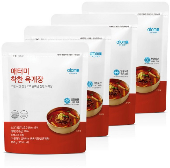 애터미 착한 육개장 (4ea), 1개