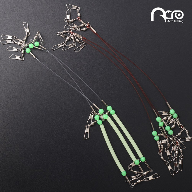 아크로피싱 1단쭈꾸미채비 2단야광튜브채비, 1개