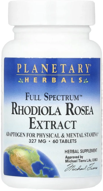 Planetary Herbals Full Spectrum™ 홍경천 추출물 655mg 60정(1정당 327mg), PlanetaryHerbalsFullSpectrum홍경, 1개, 60정 - 쿠팡