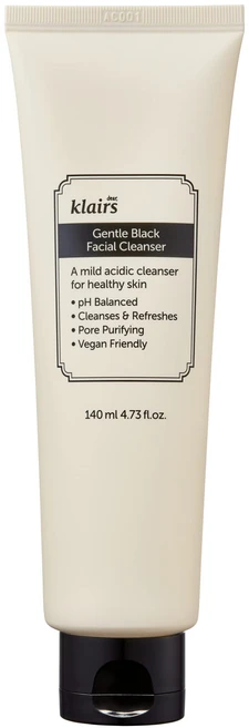(klairs)] 140ml Gentle Black Facial Cleanser 저자극 세안 폼 [클레어스 젠틀 블랙 - 쿠팡