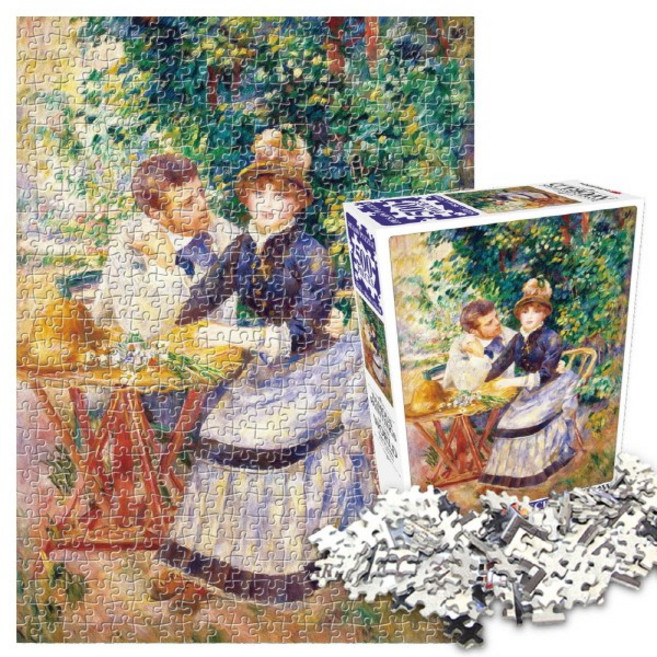 세계명화 직소 퍼즐 500조각 그림 명작 유화 미술 작품, 1개, 정원에서, 500피스