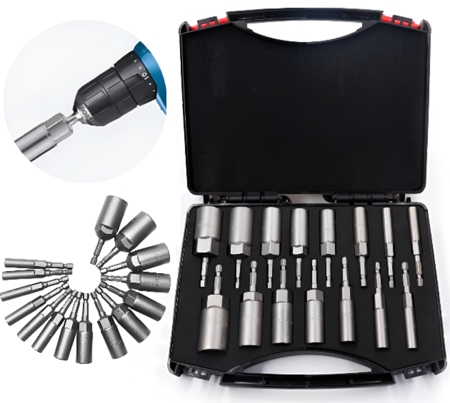 (이벤트)육각 롱비트 소켓 15종세트 복스알 롱 복스 육각 비트소켓, [이벤트] 롱비트소켓세트15종