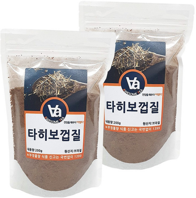 브라질 타히보껍질 (타히보차), 2개, 200g