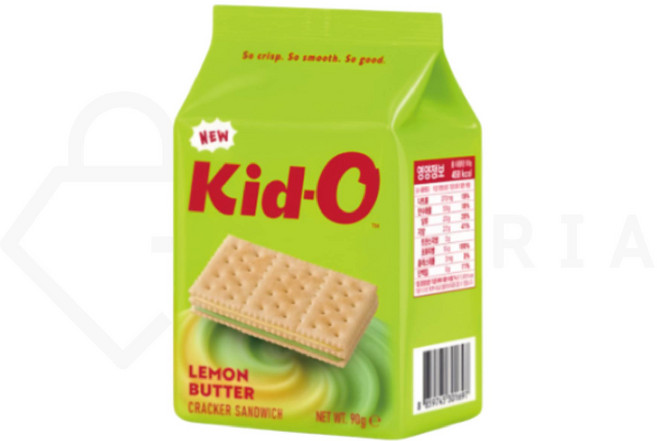 키드오 레몬 버터향 크래커, 12개, 90g