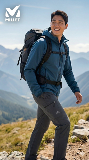 밀레 남성 카고 등산바지 봄여름 남자 등산복 #Kobly파우
