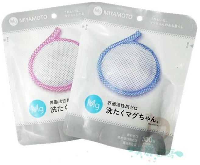 MIYAMOTO 洗たくマグちゃん 鎂離子洗衣球, 1個, 藍