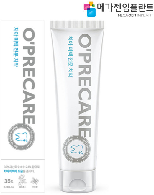 오프리케어 닥터 미백케어 치약, 1개, 100g