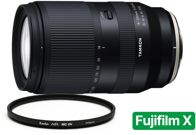[지금사면 무상보증 3년] 탐론 18-300mm F/3.5-6.3 Di III-A VC VXD B061X 후지 X렌즈 + 겐코 AIR MCUV 67mm 필터