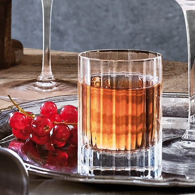 루이지 보르미올리 바흐 리큐어 샷 글라스 70ml 크리스탈 위스키 샷잔 양주잔, 1개