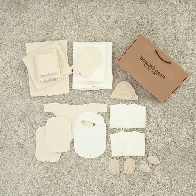 도담도담 오가닉 무형광 퍼팩트15종 출산준비선물 종합세트