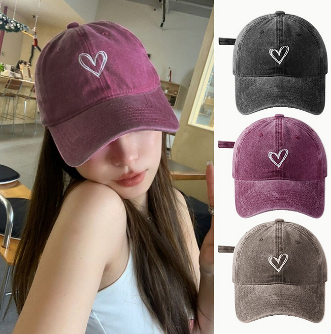 뉴욕 빈티지 워싱 남녀공용 볼캡 데일리 모자