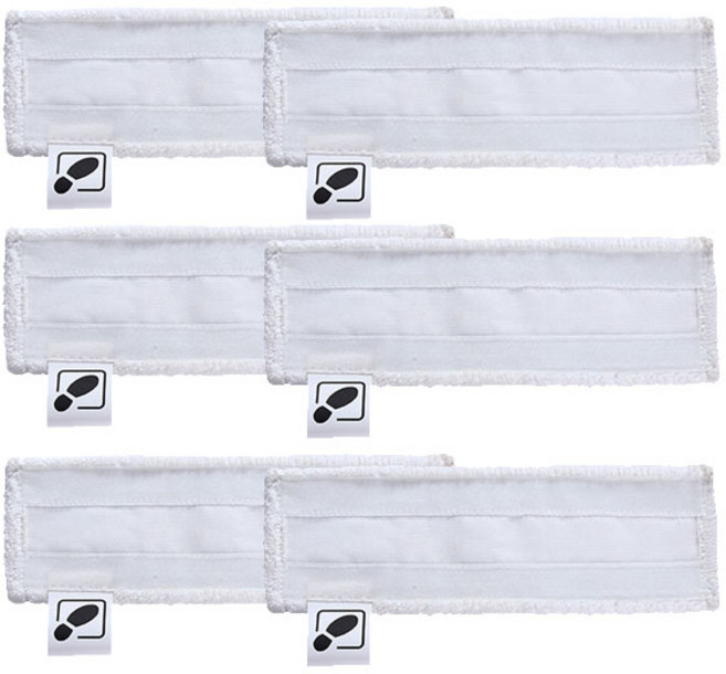 웨버몰 카처 Kacher Easy Fix SC1 SC2 SC3 SC4 SC5 호환 청소기 패드, 6개, EasyFix호환 스팀패드