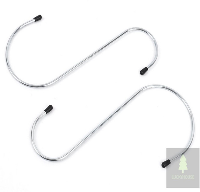 행운과 S자 고리 특대 2개 S고리