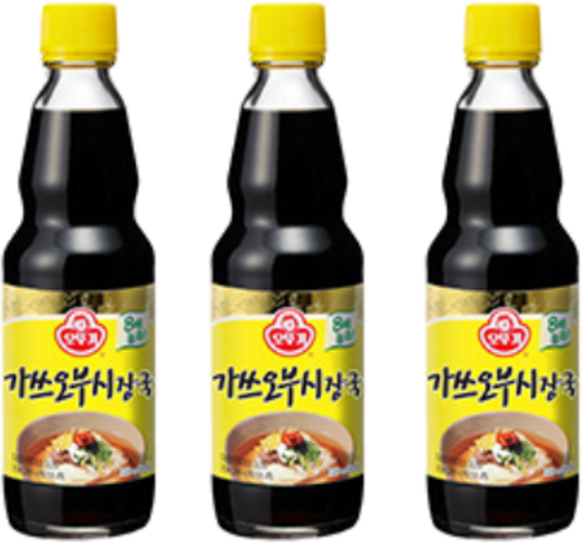 오뚜기 국수장국 가쓰오부시, 360ml, 3개