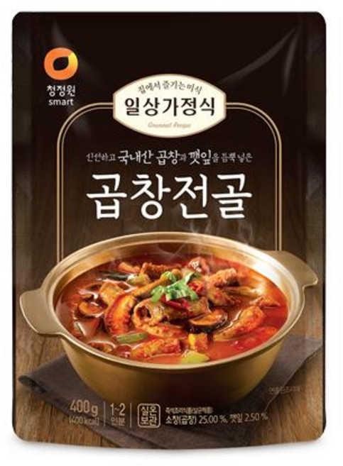 청정원 일상가정식 곱창전골 400g x 12개입(1box), 12개