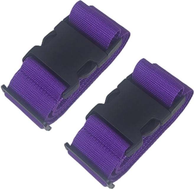 샤공방 넓은 50mm 다용도 매트리스 토퍼 보관 고정 버클 스트랩 2P, 보라, 2개