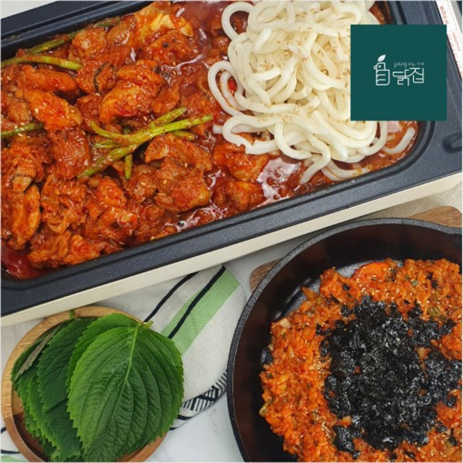 오색춘천닭갈비 2인분 간편식 순살닭갈비, 매운맛, 1개, 650g
