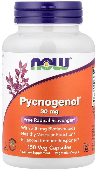 나우푸드 피크노제놀 30mg 베지 캡슐 비건, 150정, 1개