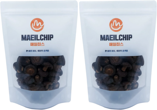 매일칩스 동결건조 표고버섯칩, 2개, 120g