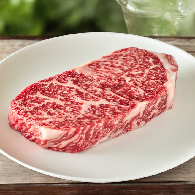 1++채끝살 투쁠 한우 마장동 소고기 300g 구이용 스테이크용 모듬 선물용, 1