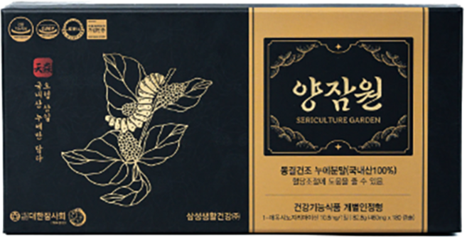 양잠원 누에 분말 동결건조 국내산 건강기능식품, 1개
