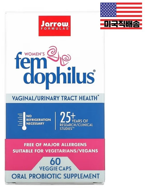 자로우 포뮬러스 우먼스 펨 도필러스 베지 캡슐 60정, 1개 - 쿠팡