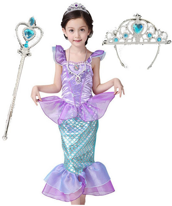 인어 공주 드레스 악세사리 세트 포함 no2