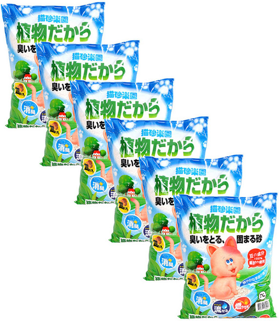 4B 콩모래 7L(2.99kg)(6개묶음), 6개, 7L