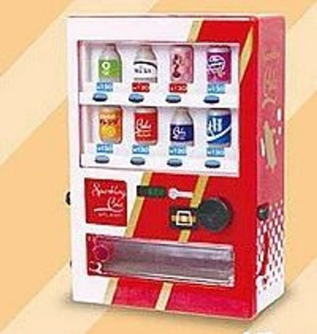 J DREAM 미니 음료 자판기 커피 소형 자동 판매기 레트로, 1개, P 1 1