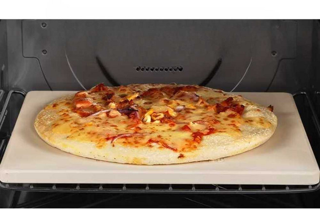 바닥피자 돌판 스톤 오븐 트레이 슬레이트 빵판 석판 피자 원형8인치 지름206mm 장갑 유산지, 250x235mm