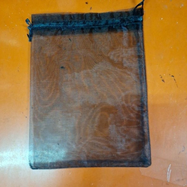 水果網袋 防蟲沙網袋 手工皂包裝 黑色蔬果防咬網袋, 1個, 13公分乘18公分100個裝
