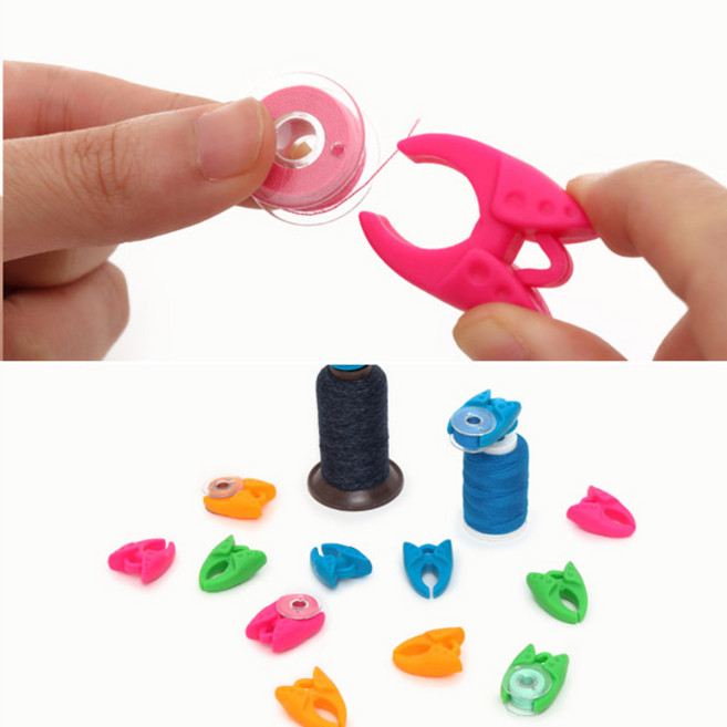 소잉데일리]레인보우 북알 보빈 클램프 실 풀림 방지, 1개, 01)레인보우 클램프 76452