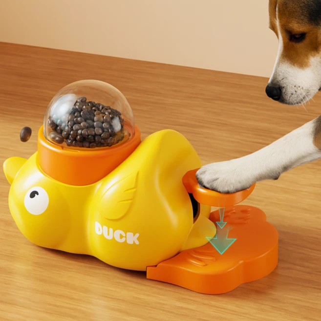 스타일포유 반려견 사료 노즈워크 장난감, 1개, 옐로우 - 쿠팡