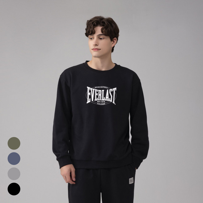 에버라스트 남자 기모 맨투맨 티셔츠 긴팔티