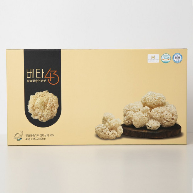[자실체 16% 고함량] 프리미엄 베타43 꽃송이버섯효소 발효꽃송이버섯 꽃송이현미, 1개, 405g