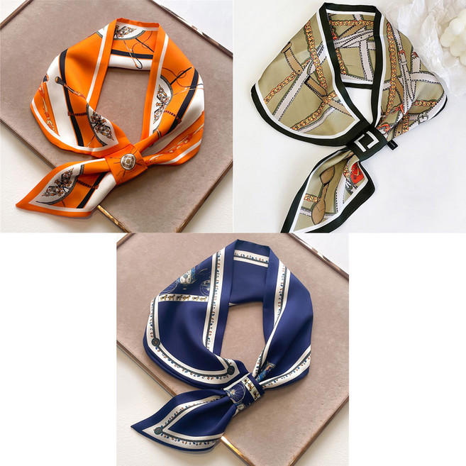 선우 고리형 스카프 3종세트 쁘띠 데일리 포인트 코디