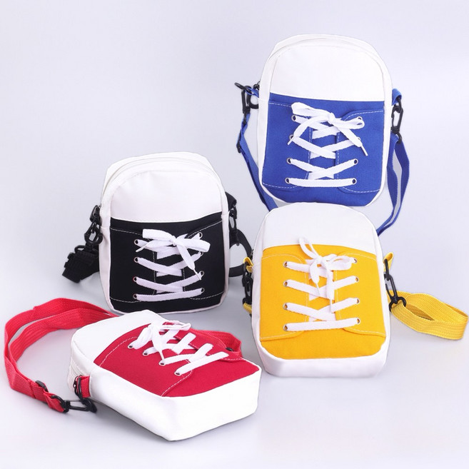 Craft Bubby 운동화형 미니 크로스백 캔버스 스니커즈 모양 숄더백