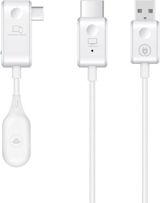 C타입 무선 연결 30M HDMI 송수신기 FHD 미러링 1080P 60Hz, 1개, TB178