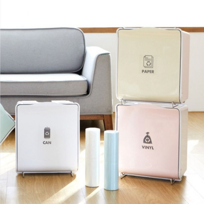 대진테크 senseQ 매직큐브 전용 롤백 분리수거함 리필비닐봉투, 일밥롤백 100매