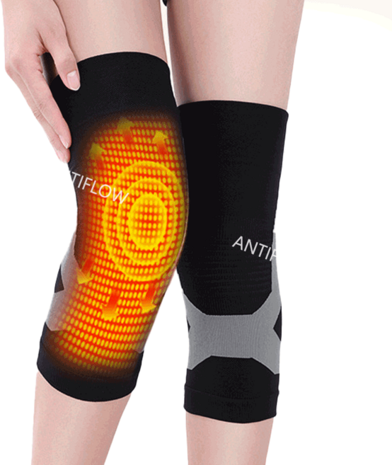 [뉴테크그래핀] ANTIFLOW 2개 스포츠 무릎보호대 관절 보호, 1세트